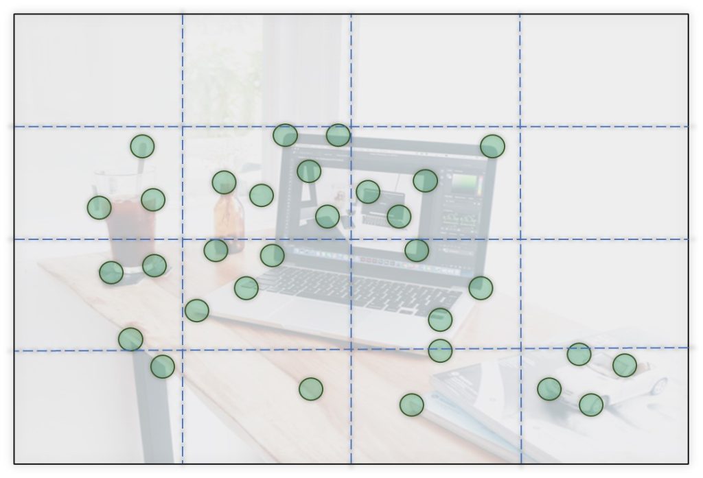 關鍵點均勻化範例圖